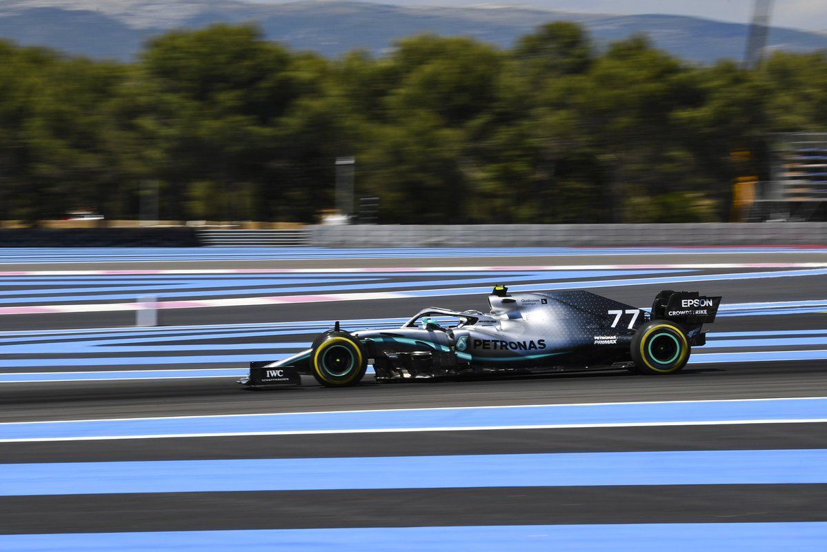 French Gp Bottas Quickest In Fp2 As Hamilton Under