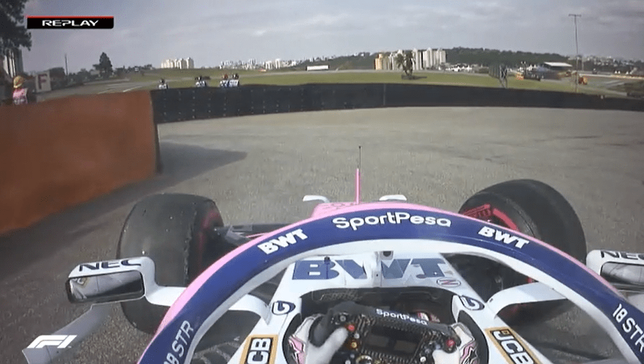 Stroll Ran Over Ferrari Debris To Retire Perez Rues Lack Of