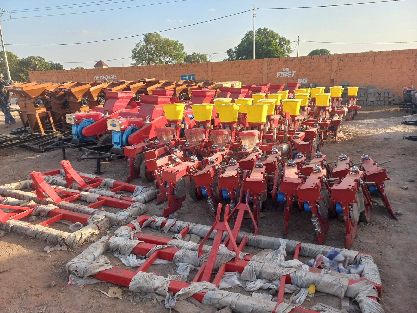 President Barrow hands over 400 machines to farmers in push for mechanised agriculture