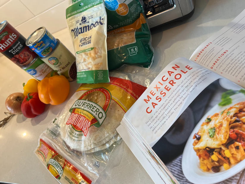 The ingredients to make Mexican Casserole