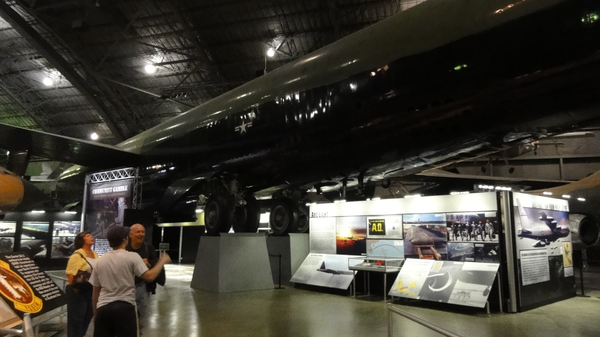 I can't get over how enormous the B-52 is. Dad also pointed out a number of smaller planes he flew in training, etc.