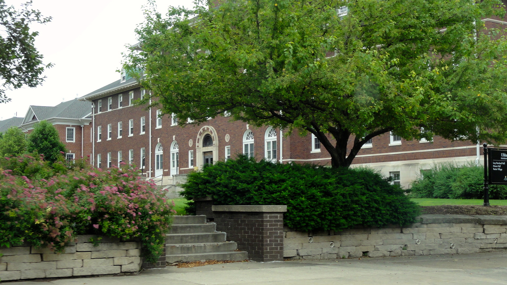Mom's dorm.