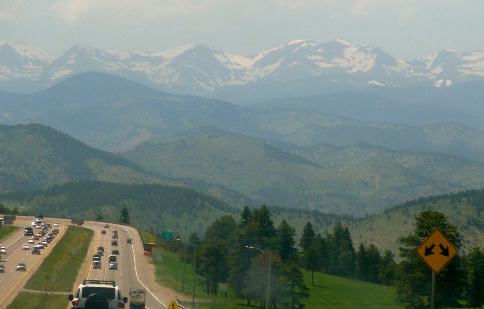 The views as we drove west from Denver to our campsite in the Rocky Mountains were worth the trip in themselves.