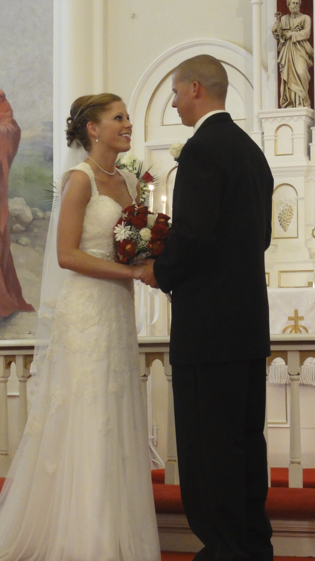 My cousin Tim and his beautiful bride Wesleigh. Both are track legends at Black Hills State University in South Dakota.