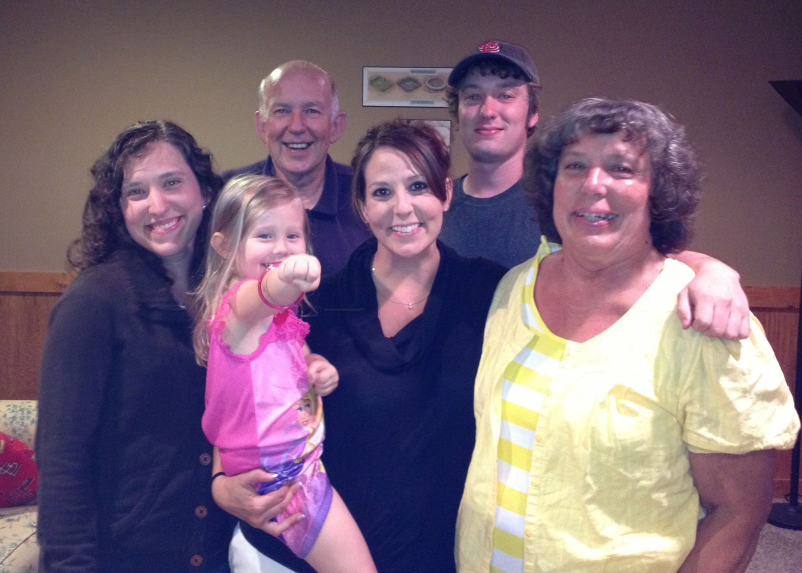 We spent the night at Katie's house where we had a blast with her daughter Lillian.