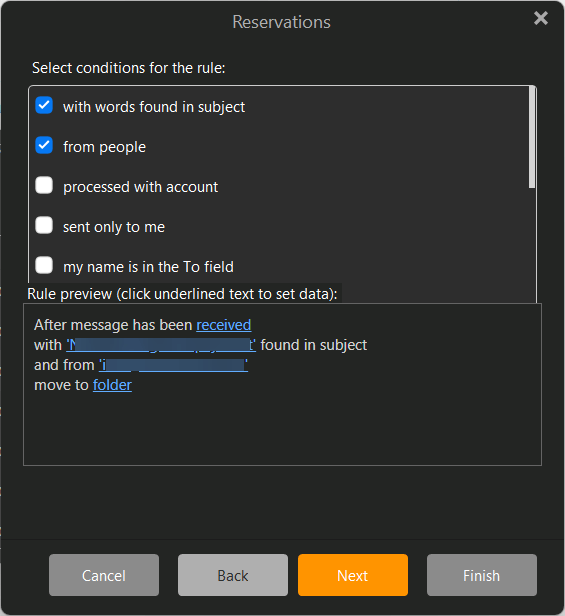Thunderbird to em client migration