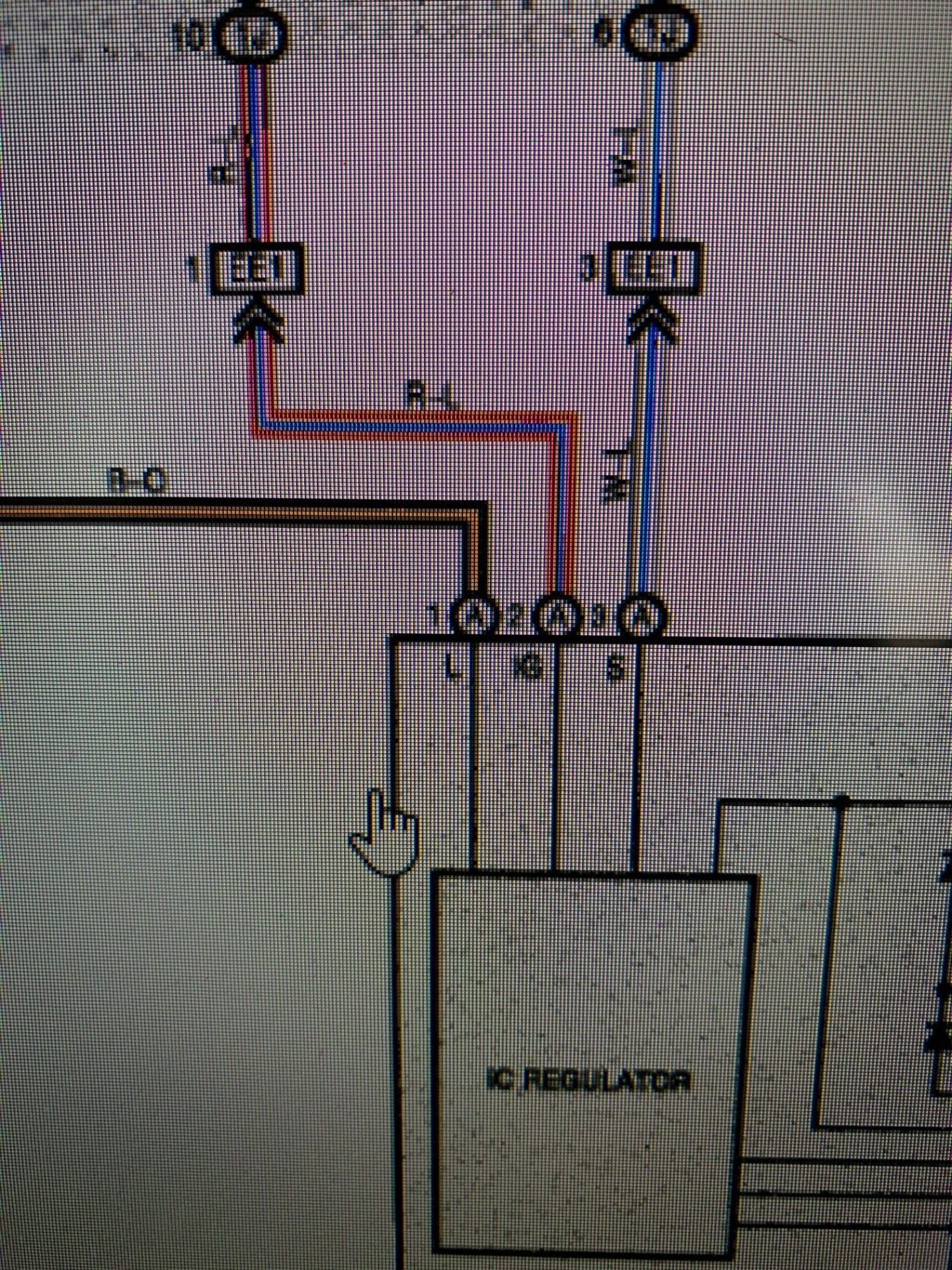 Wiring diagram you sent is fuzzy. Real Time Help Alternator Plug Wiring Colors Ih8mud Forum