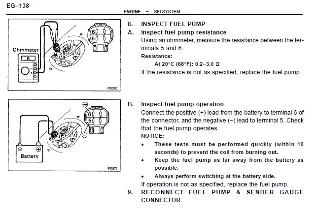 Fuel Pump Relay Continuity Specs Ih8mud Forum