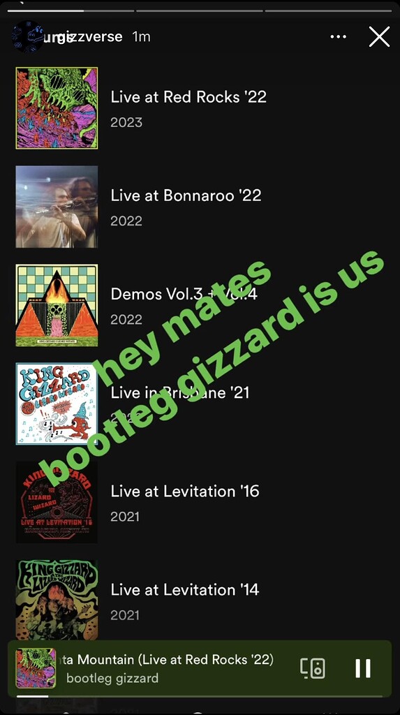 Bootleg gizzard spotify mystery solved