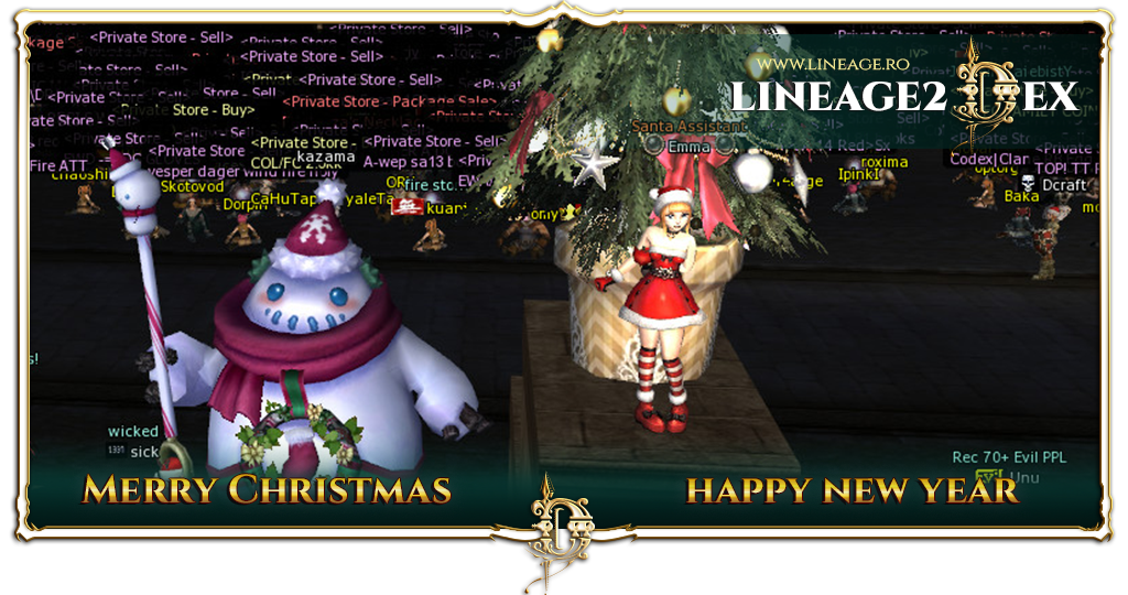 New Year Event Dress A Christmas Tree Lineage2dex Forum Lineage 2 Classic Interlude