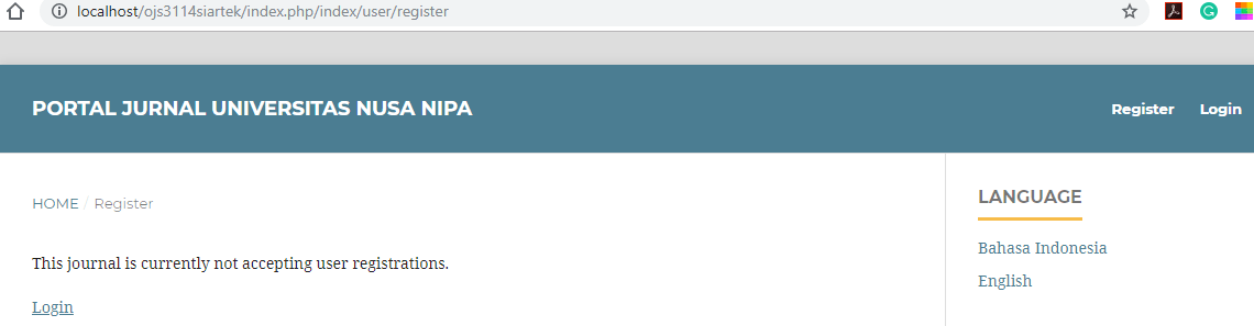 Registering Users With Ojs 3 0 Software Support Pkp Community Forum