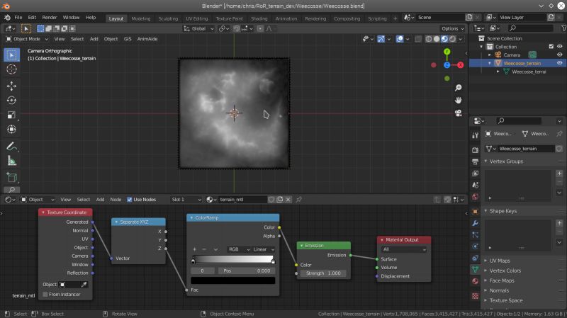 Released Tutorial How To Export Height Map From Blender To Ror - Download High Quality Nature Art | Full HD