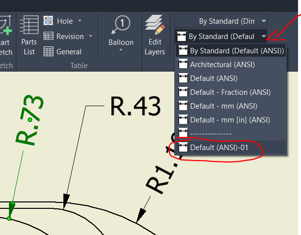 Solved: Radius Dimension Text On Angle Or Horizontal - Autodesk Community