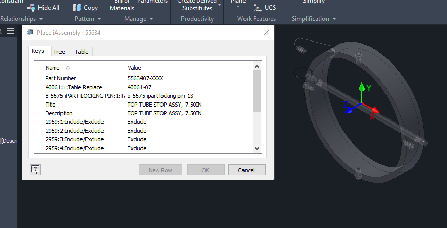 IPart Within IAssembly Changes After Placing IAssembly In Assembly ...
