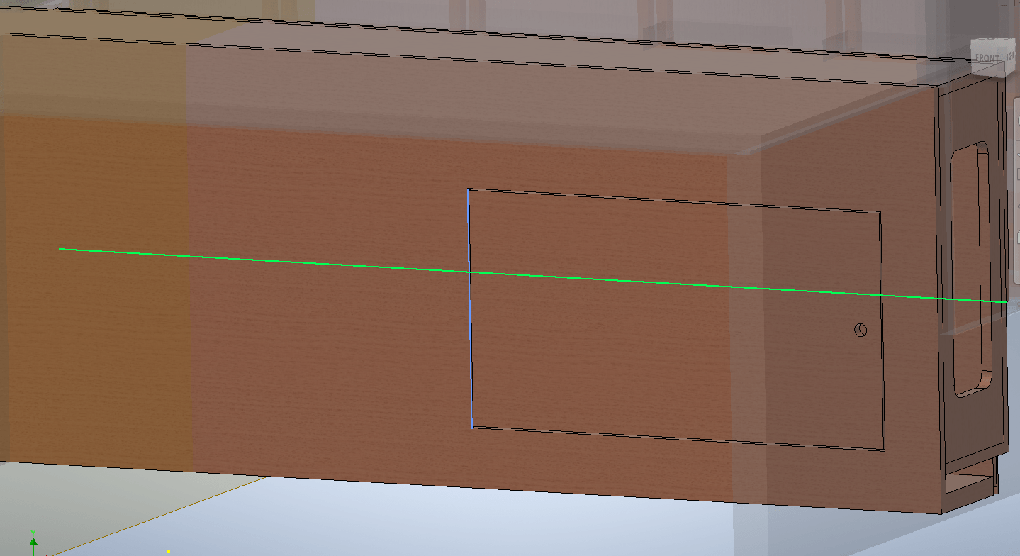 Hide Lines From Projecting When Drawing On A Face? - Autodesk Community
