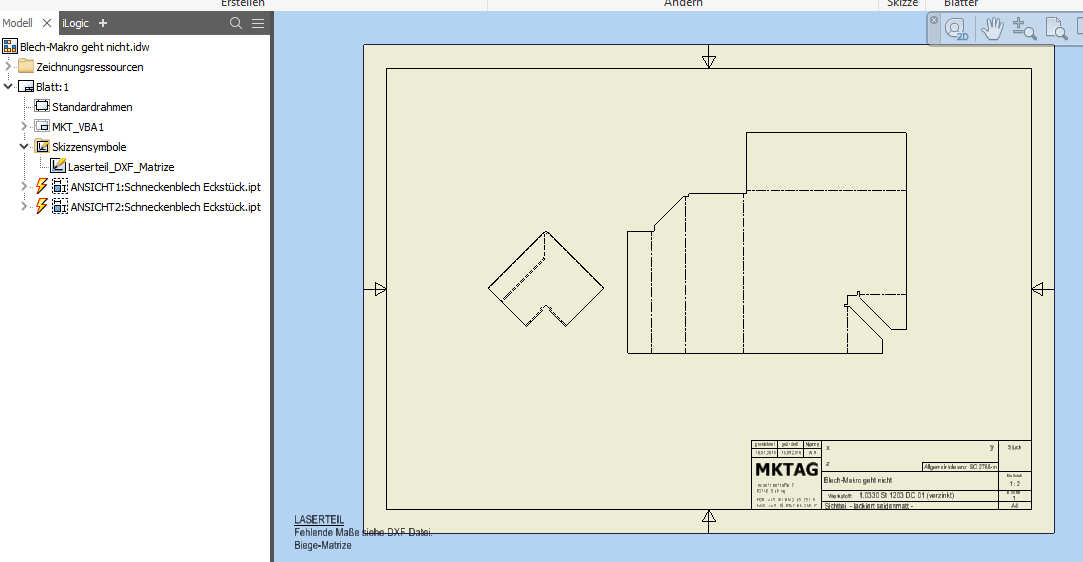 Uberarbeitete Cad Software Integriert Blechabwicklung In 2d Oder 3d