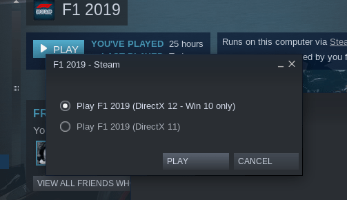 Can T Get F1 2019 To Run Via Lutris Support Lutris Forums