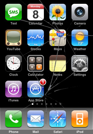 An App That Simulates A Cracked Screen Macrumors Forums