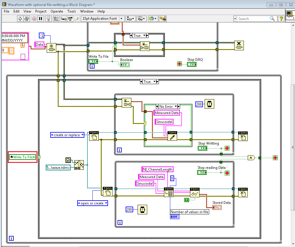 Solved Flush Data Tdms Programmatically Saving Data And Retrieval