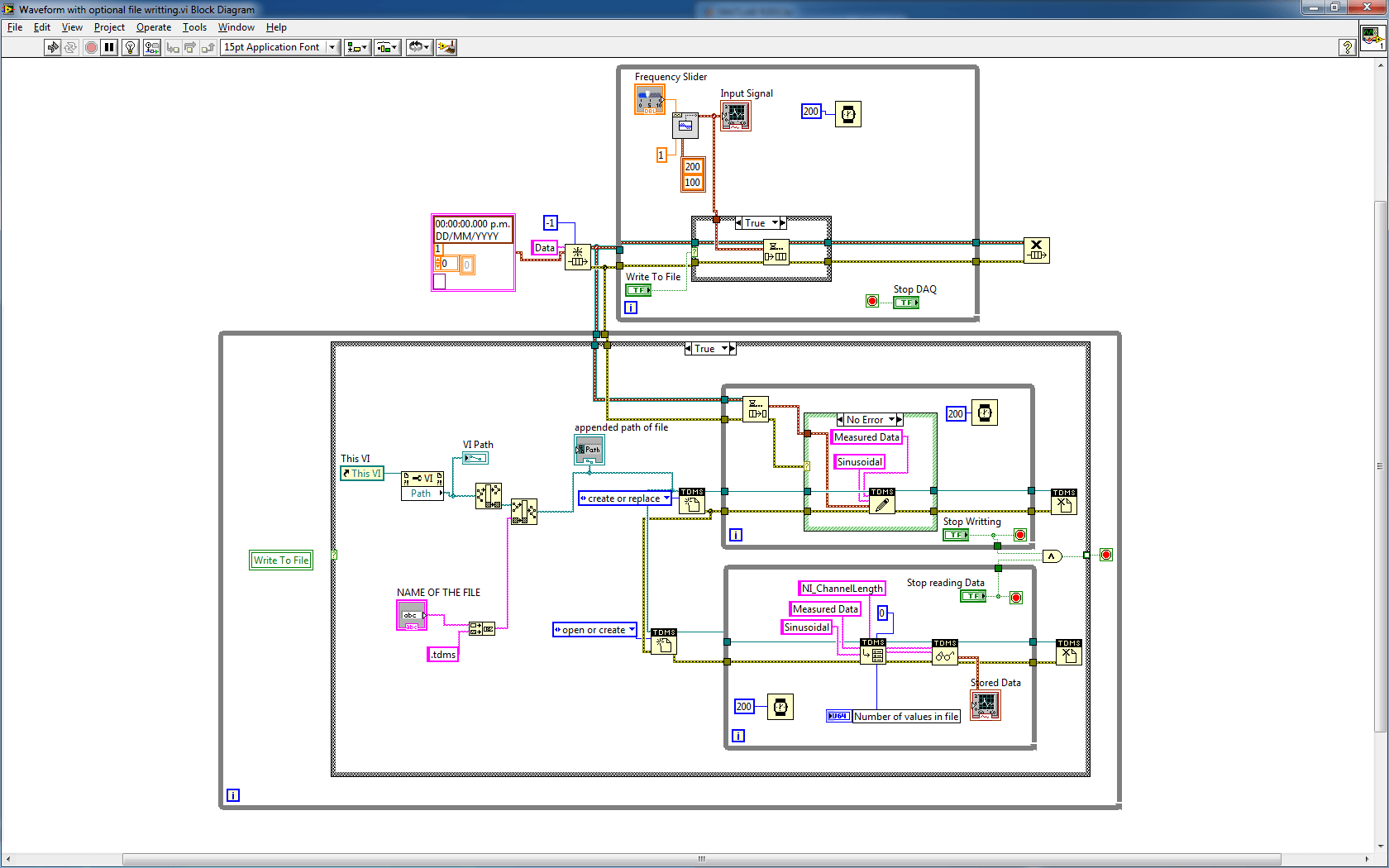 Solved Flush Data Tdms Programmatically Saving Data And Retrieval