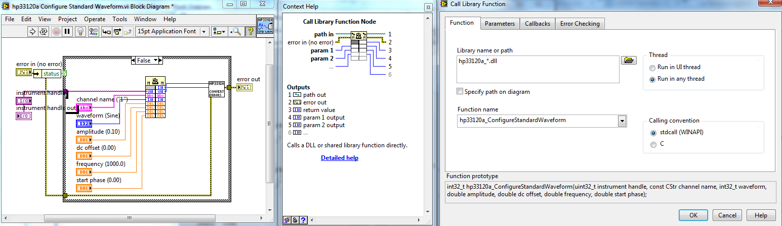 Solved Changing Output Amplitude On Agilent Function Generator While