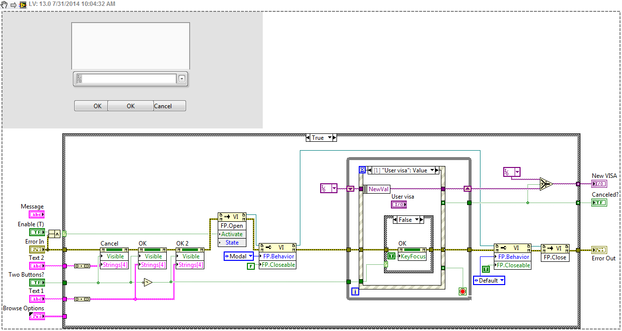 Pop Up Window Problem In Exe Application Ni Community