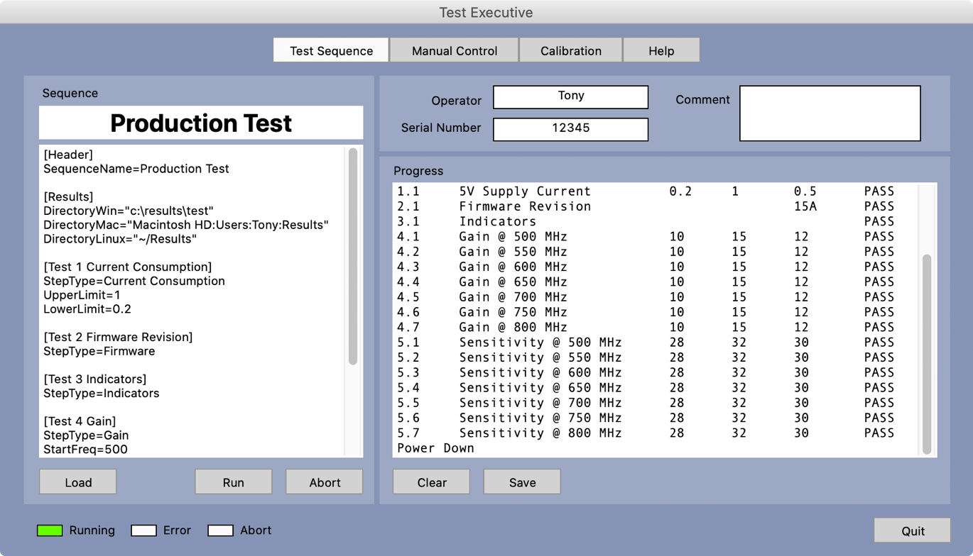 Simple Test Executive Mac Pc Ni Community