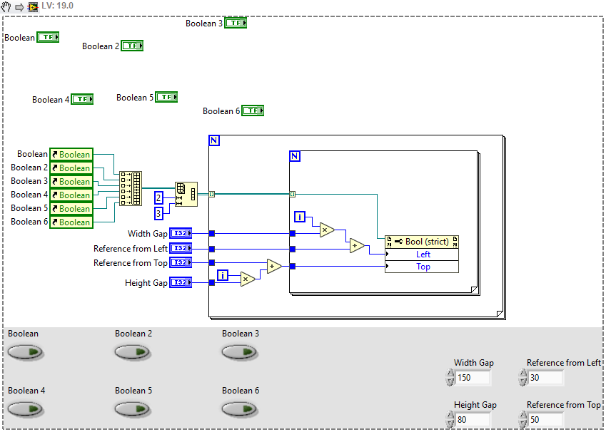 Solved Moving Front Panel Objects To Particular Position Ni Community