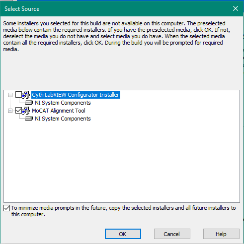 Solved Installer Select Source Dialog Looking For Other Installers