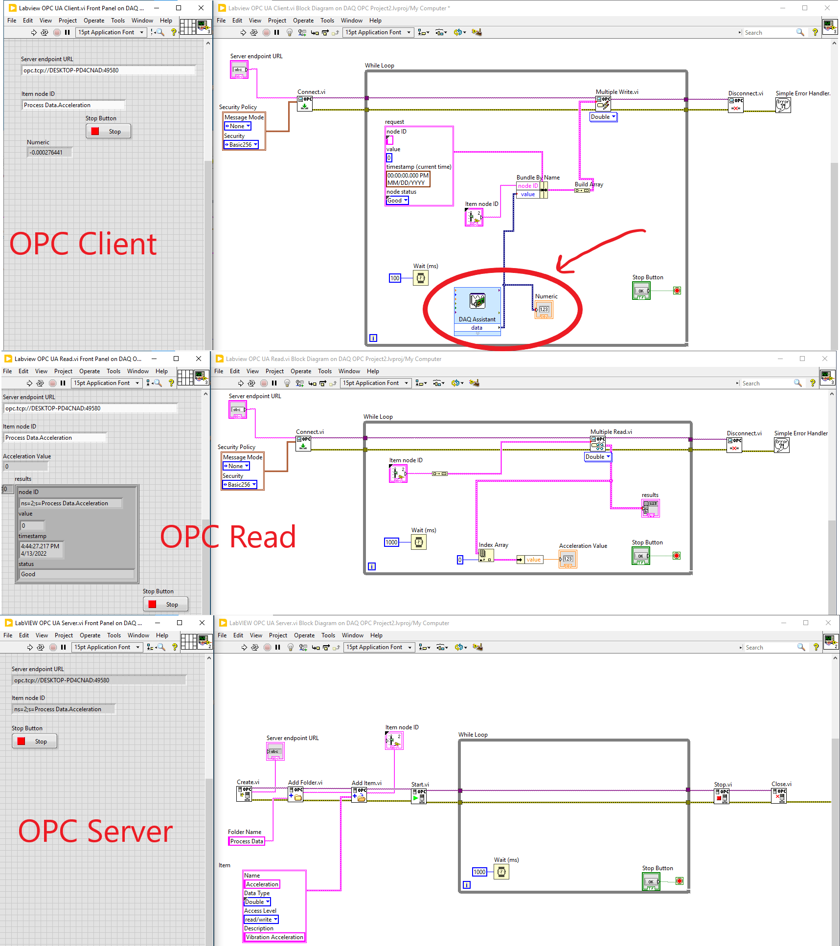 Basic Daq Question With Opc Ua Ni Community