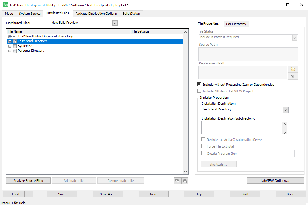 Solved Teststand Package Deployment Installation Directory Ni Community