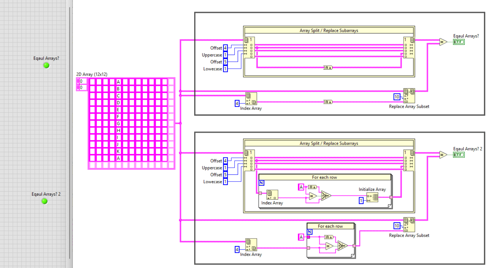 Array Split Replace Subarrays Ni Community