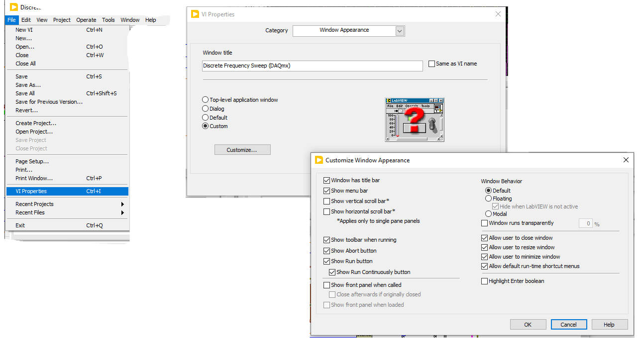 Solved Front Panel Resizing Ni Community