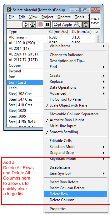 Delete All Rows Columns In Listbox Clear Items List From Control Panel