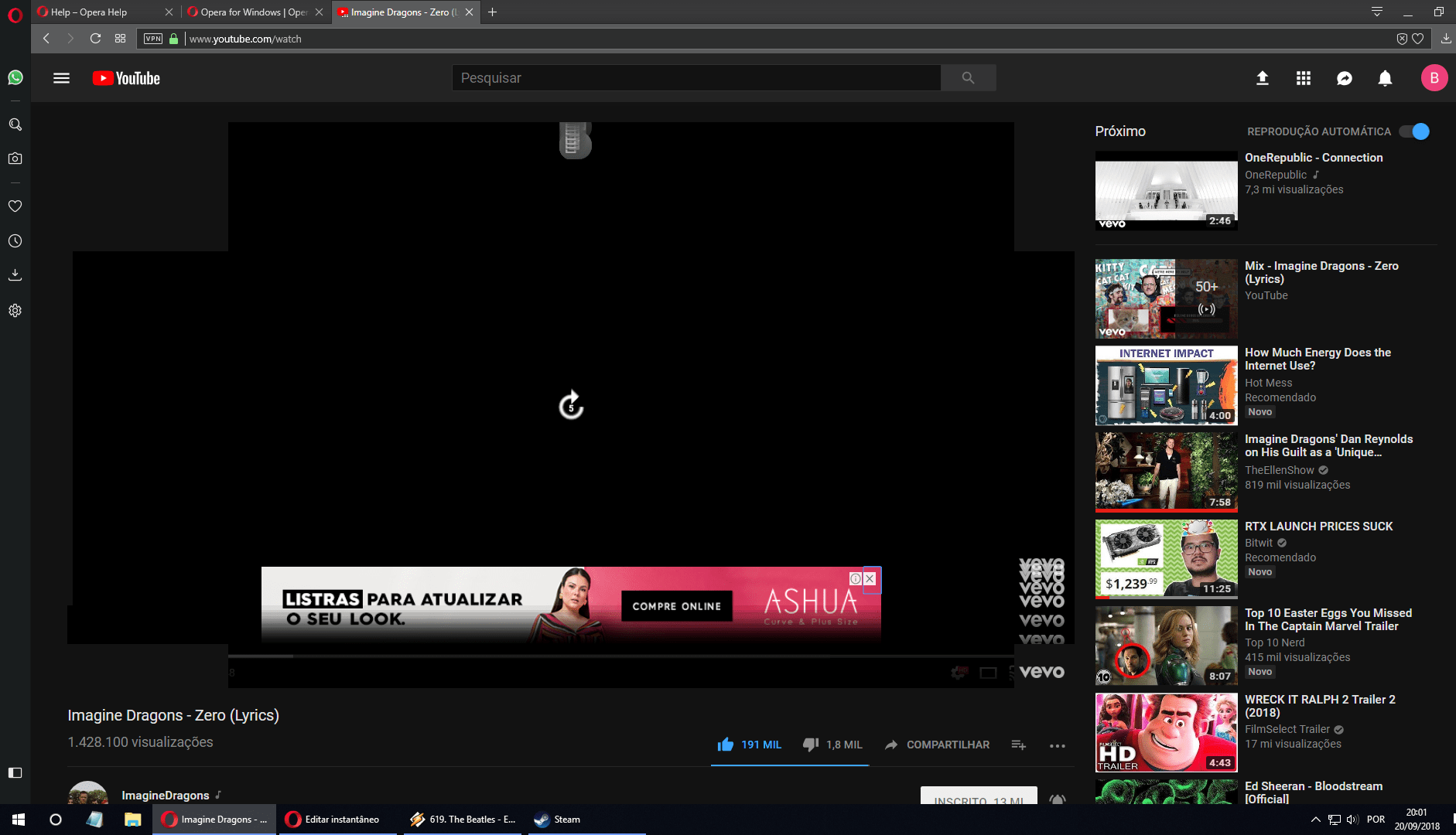 Youtube Videos Not Working Black Screen Opera Forums