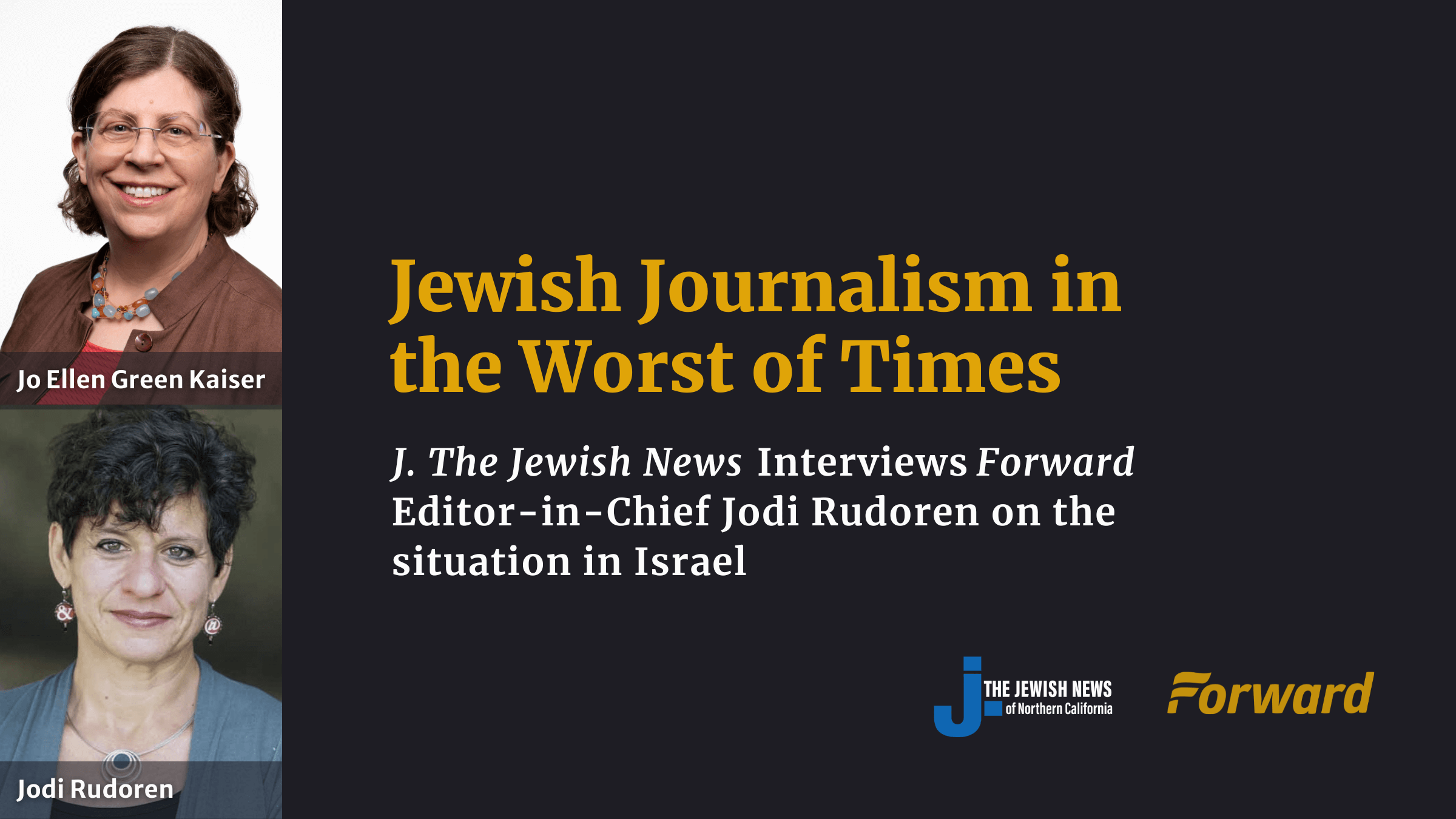 Jewish Journalism In The Worst Of Times The Forward