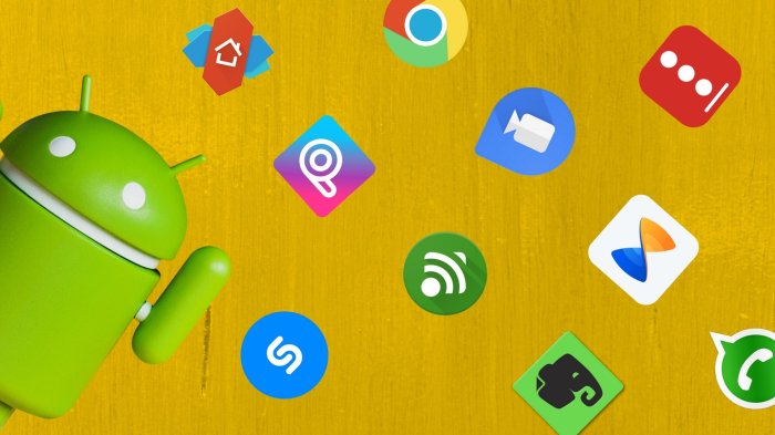 Where apps are stored in android