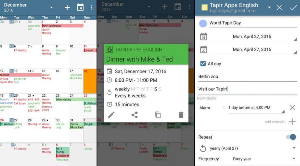 8 Best Android Calendar App List To Keep You Organized In 2018