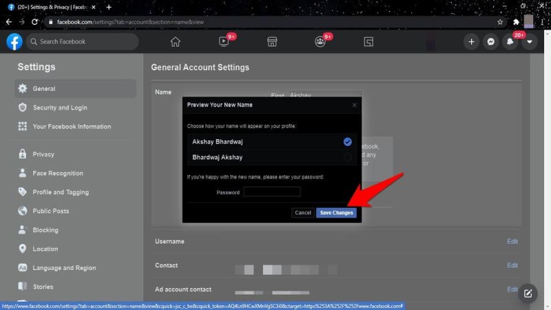 How To Change Facebook Profile Name 2021 Very Easy - Ocean Background Collection - 8K Quality
