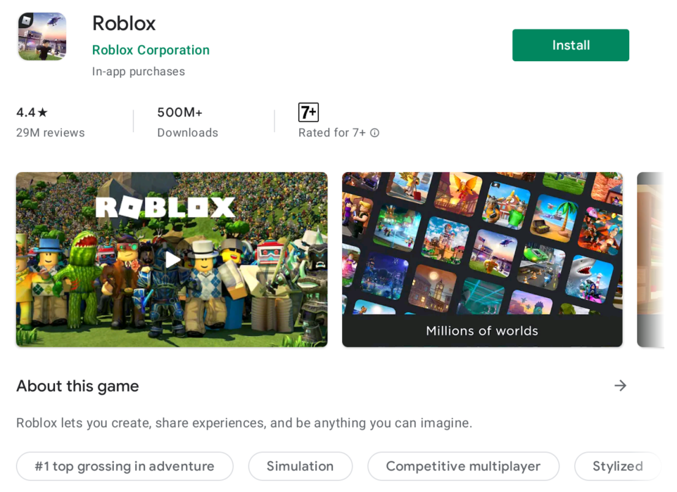 Roblox On Your Phone Easy Download Guide Roblox Google Play Store 962x700 