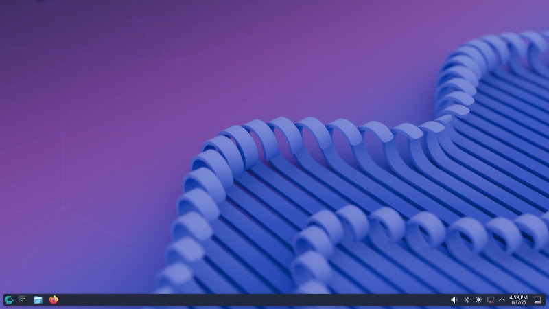 The KDE Plasma desktop is the default in CachyOS, but there are many to choose from.