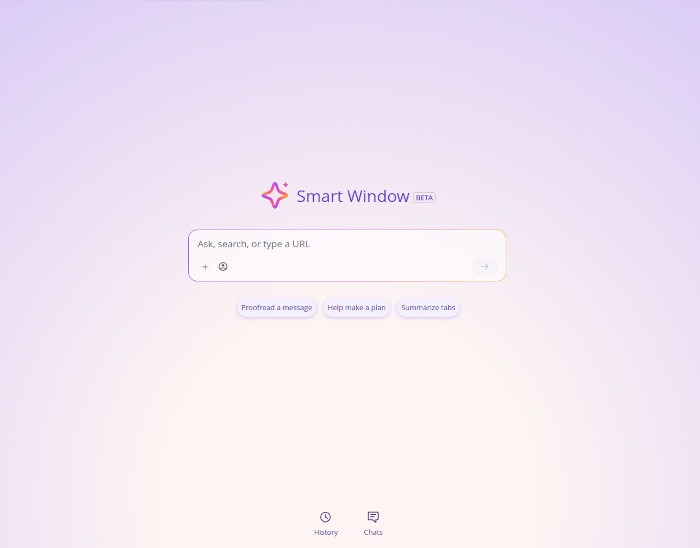 Smart Window screenshot.