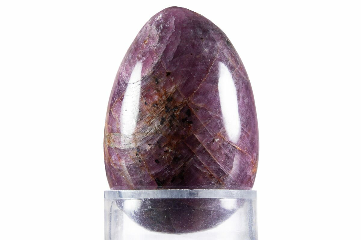 1.87" Polished Corundum (Ruby) Egg - Highly Fluorescent!