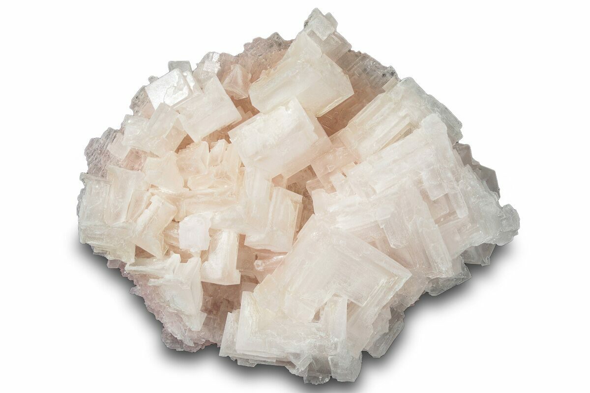 3.05" Pink Halite Crystal Cluster - Trona, California
