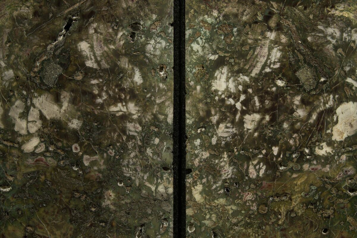 5.6" Green Jasper Replaced Petrified Wood Bookends - Oregon