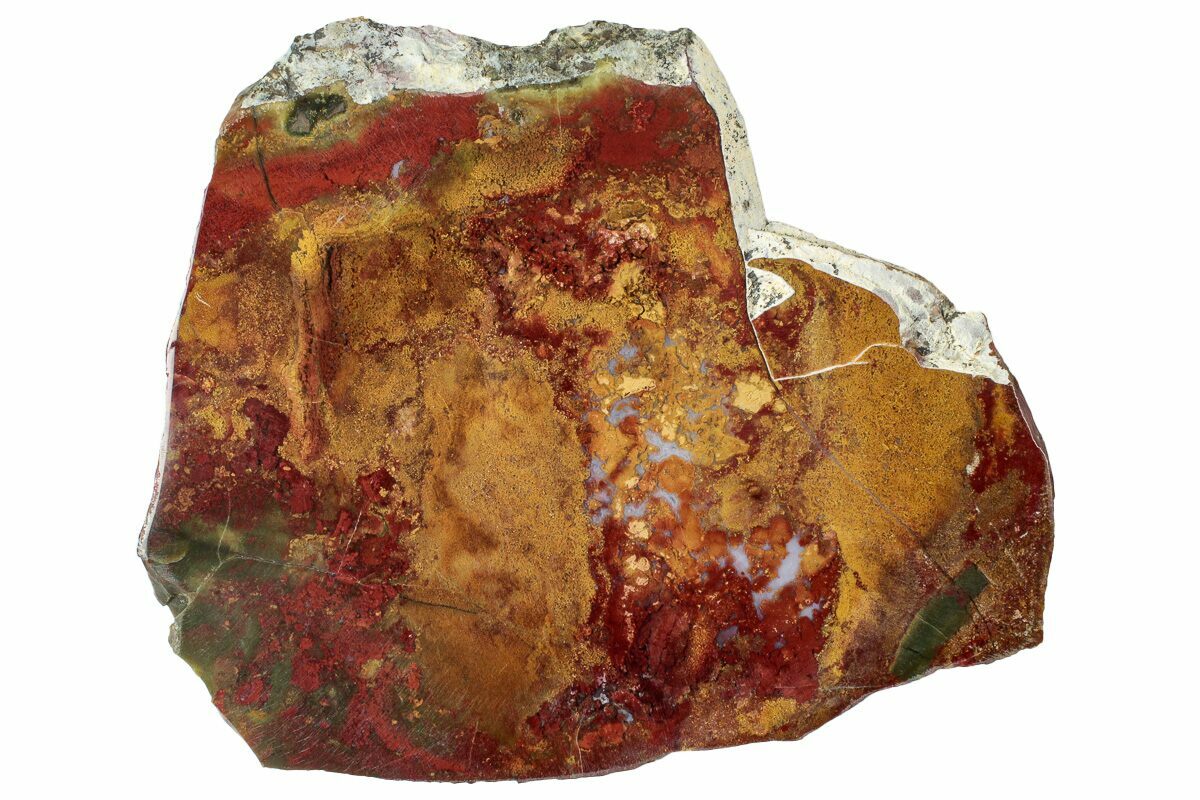 6.2" Red and Yellow Jasper Slab - Marston Ranch, Oregon