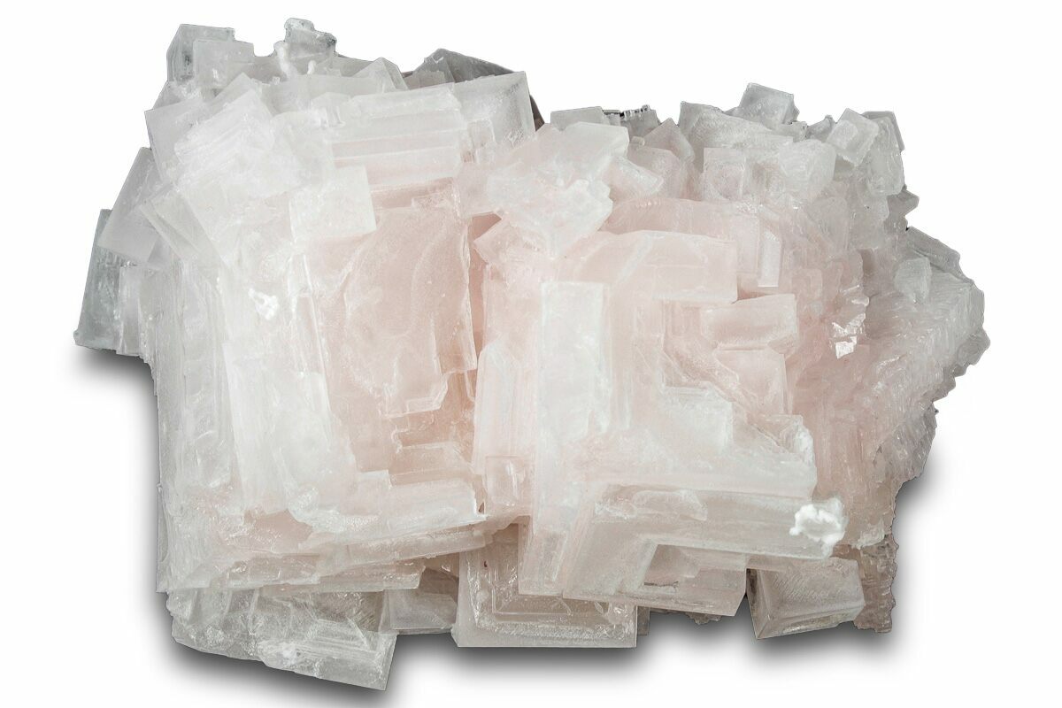 2.5" Pink Halite Crystal Cluster - Trona, California