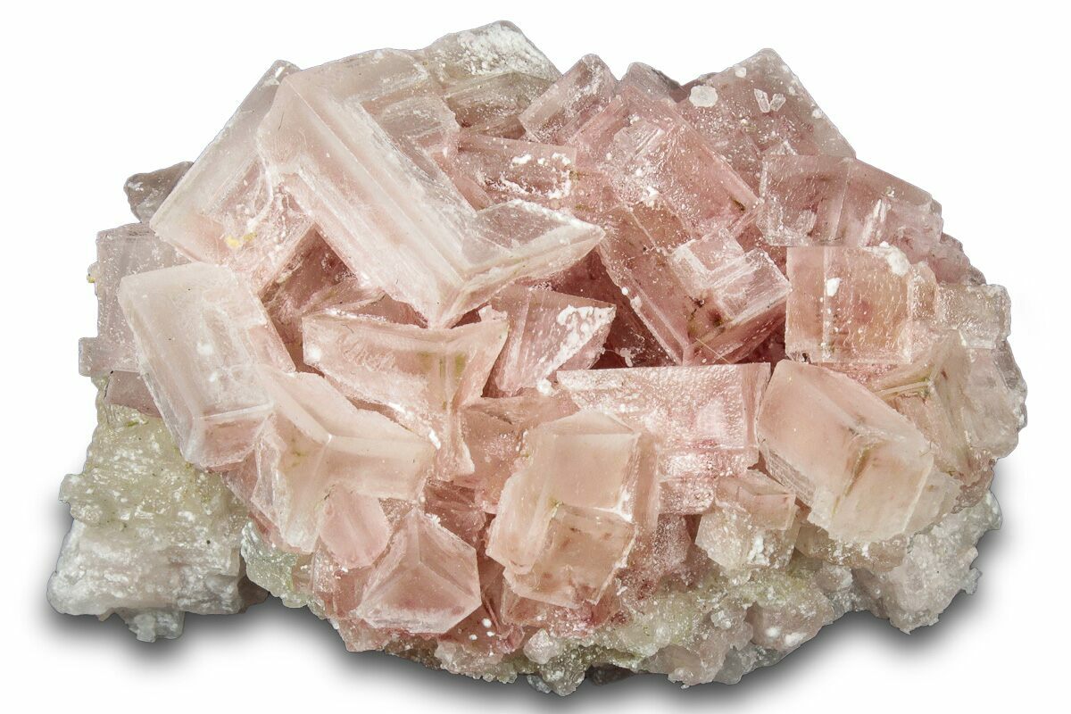 2.15" Pink Halite Crystal Cluster - Trona, California