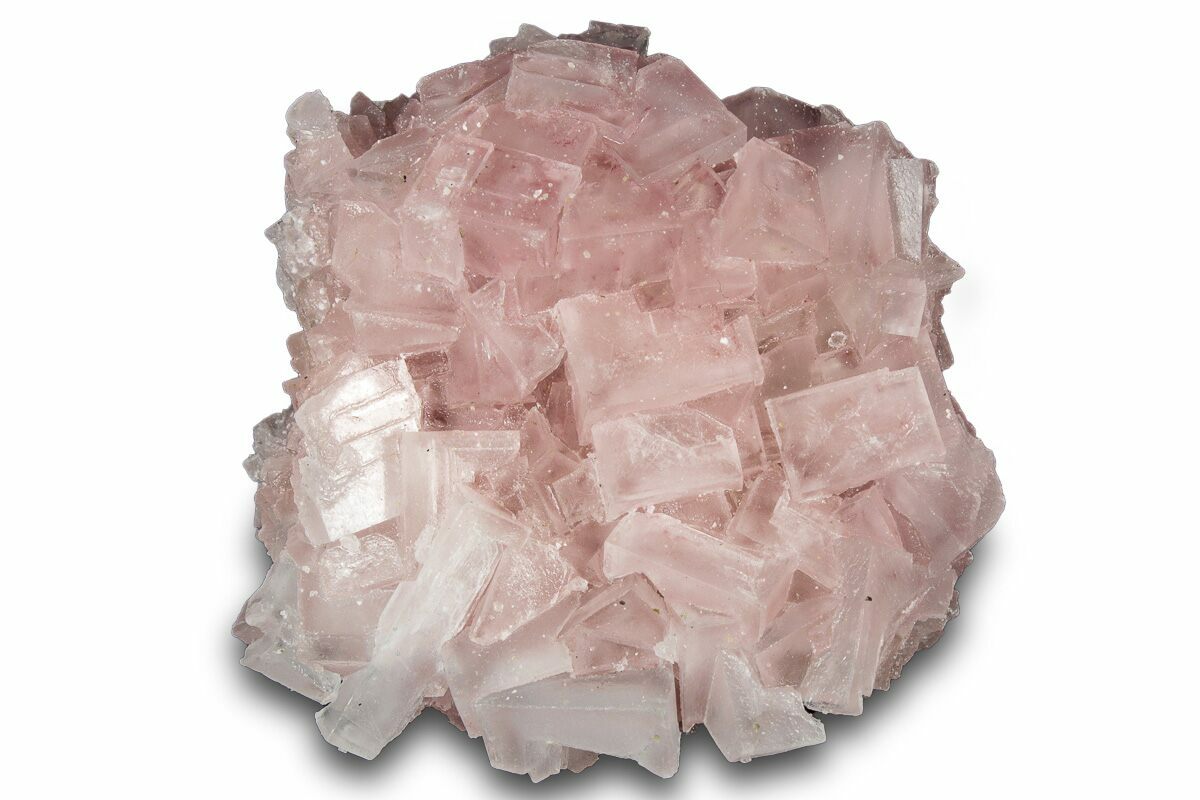 1.95" Pink Halite Crystal Cluster - Trona, California