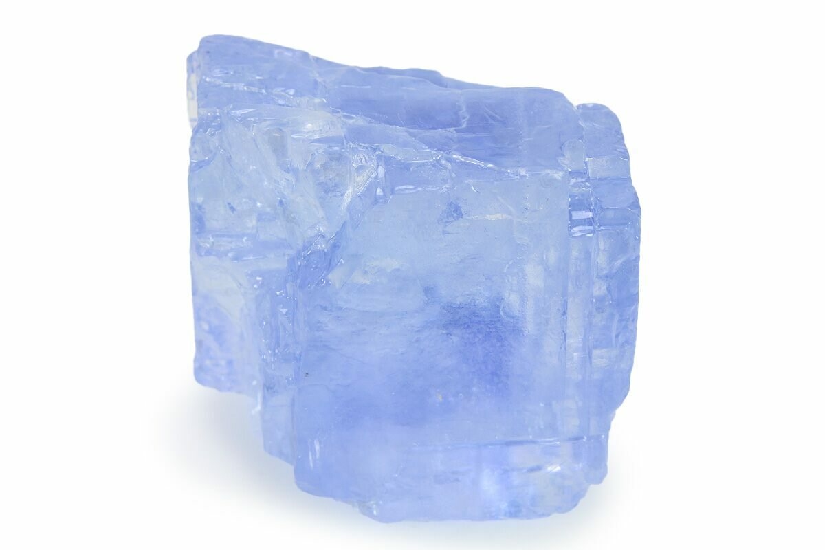1.15" Vibrant Blue Halite Crystal - Eastern Turkey